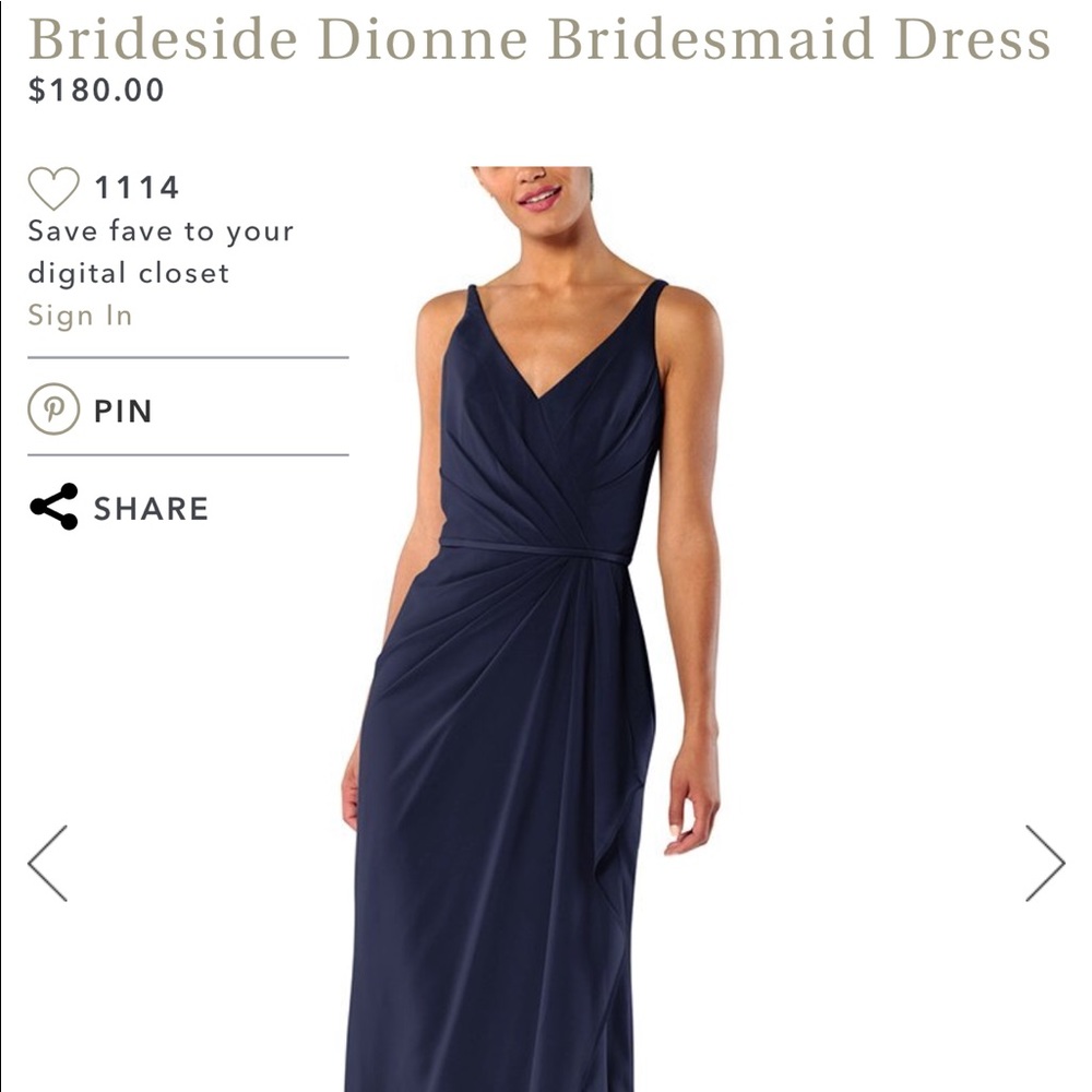 Brideside Dionne Bridesmaid dress.